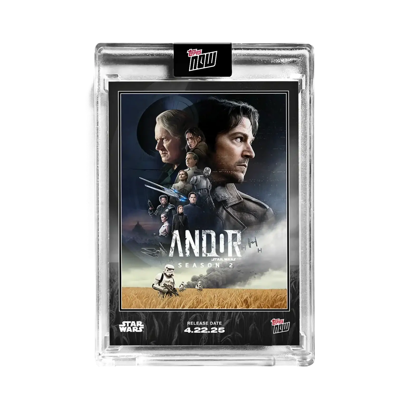 Star Wars Andor Season 2 trading card featuring alternate poster artwork