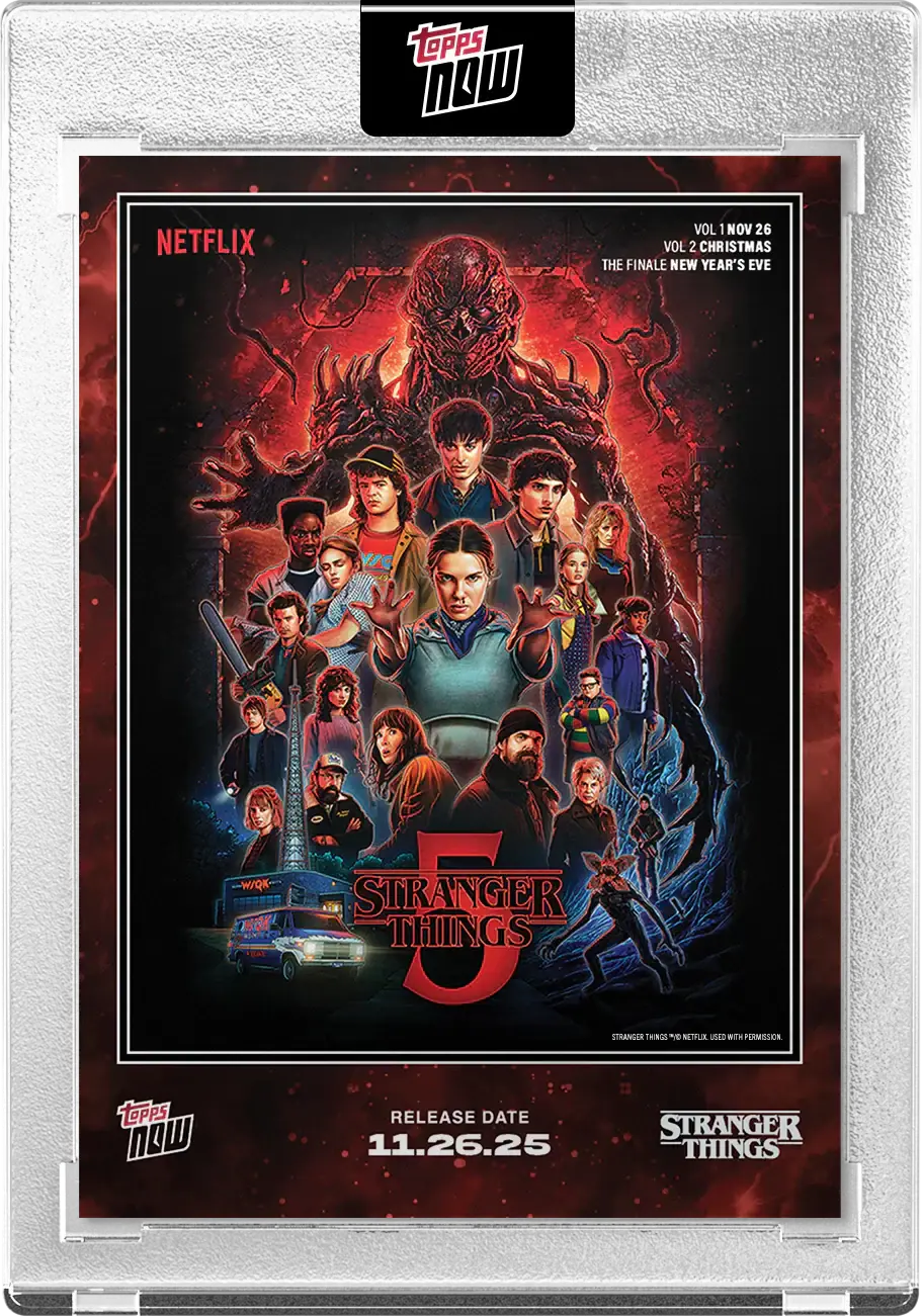 2025 Topps NOW Stranger Things Season 5 Card STRA PR: 128816 - Non-Sport Single