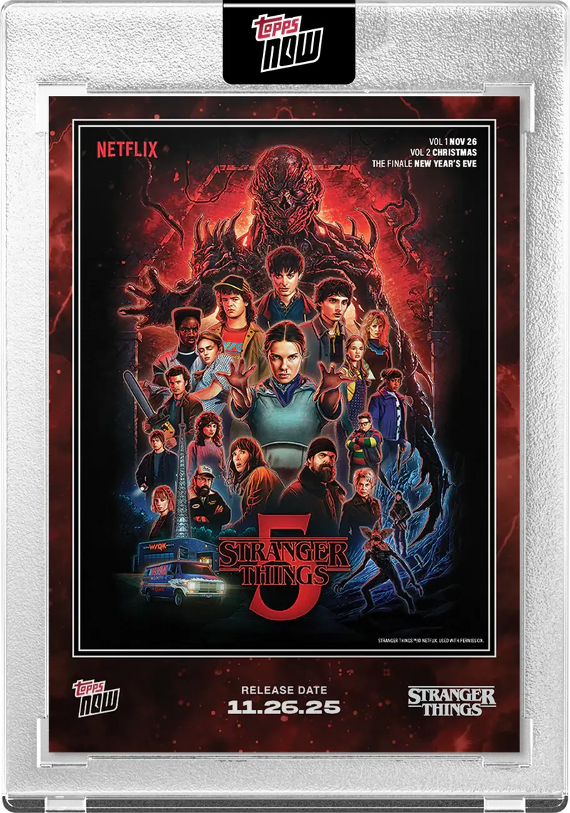 2025 Topps NOW Stranger Things Season 5 Card STRA PR: 128816 - Non-Sport Single