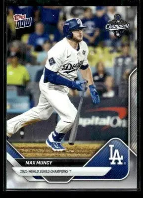 2025 Topps Now World Series Champions LA Dodgers Max Muncy #WS-9