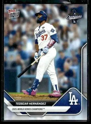 2025 Topps Now World Series Champions LA Dodgers Teoscar Hernandez #WS-3