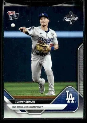2025 Topps Now World Series Champions LA Dodgers Tommy Edman #WS-8