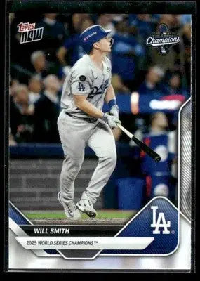 2025 Topps Now World Series Champions LA Dodgers Will Smith #WS-6