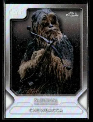 2025 Topps NSCC Exclusive #SW-6 Chewbacca Refractor - Star Wars Card Single