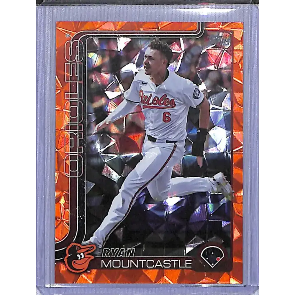 2025 Topps Orange Diamante #107 Ryan Mountcastle NM-MT 03/25 Baltimore Orioles - Baseball Card Single