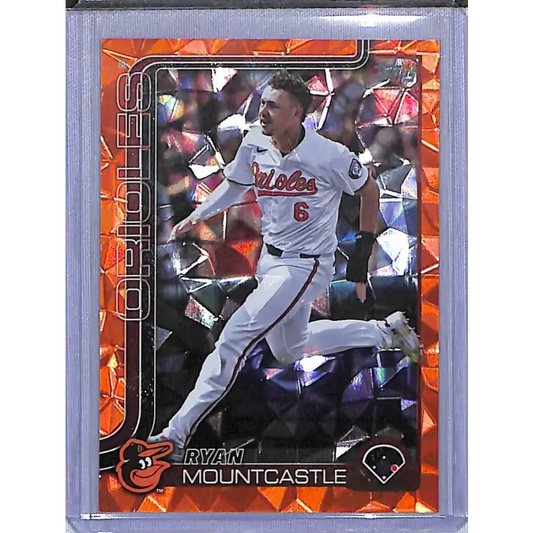 2025 Topps Orange Diamante #107 Ryan Mountcastle NM-MT 03/25 Baltimore Orioles - Baseball Card Single