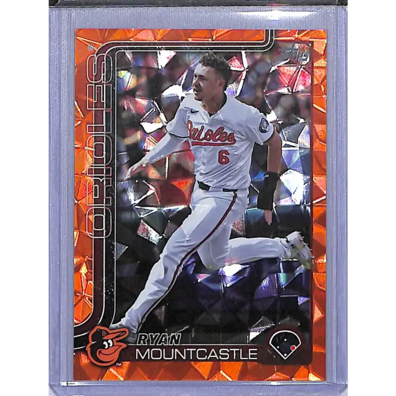 2025 Topps Orange Diamante #107 Ryan Mountcastle NM-MT 03/25 Baltimore Orioles - Baseball Card Single