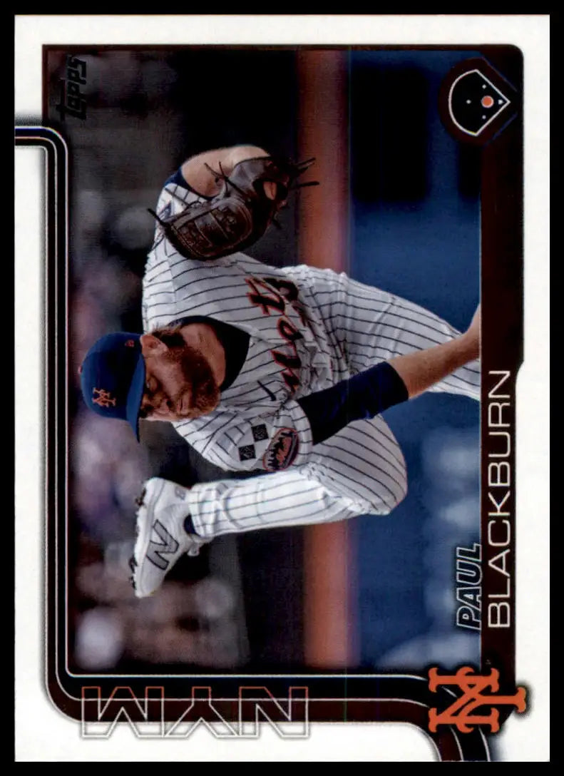 2025 Topps Paul Blackburn 329 New York Mets NM