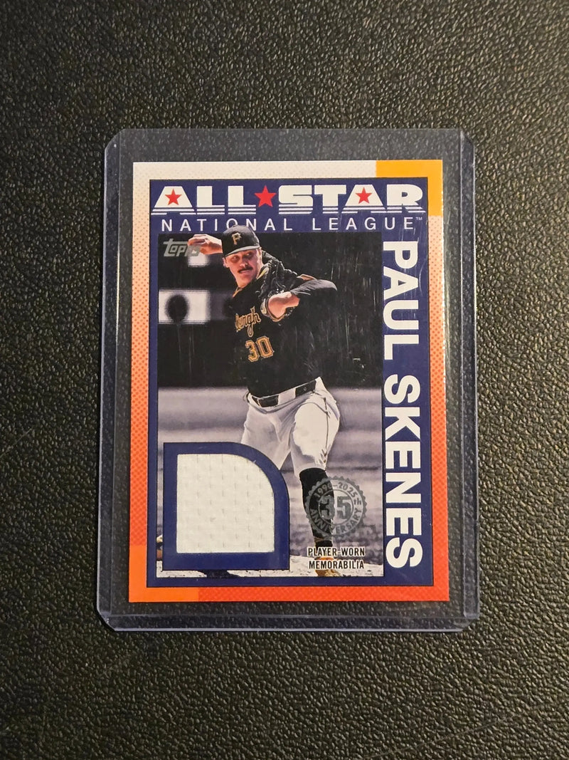 2025 Topps Paul Skenes 1990 Topps Baseball 35th Anniversary All-Stars Relics - Baseball Card Single