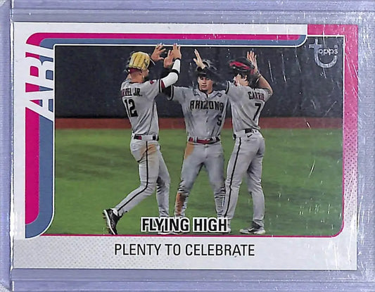 2025 Topps Plenty To Celebrate #297 Flying High NM-MT 37/99 Arizona Diamondbacks - Baseball Card Single