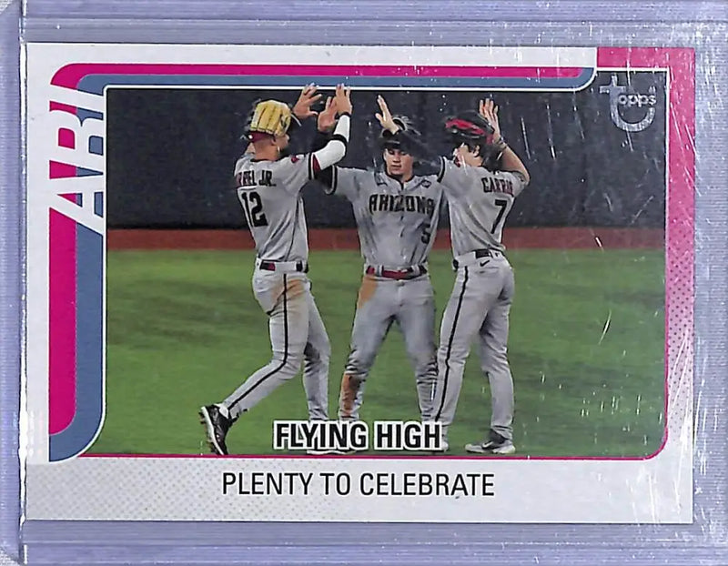 2025 Topps Plenty To Celebrate #297 Flying High NM-MT 37/99 Arizona Diamondbacks - Baseball Card Single