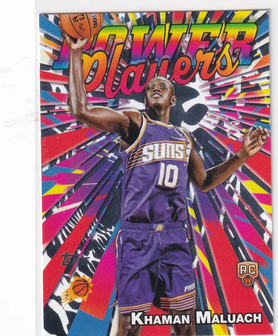 2025 TOPPS #PP-20 KHAMAN MALUACH POWER PLAYERS- PHOENIX SUNS - Basketball Card Single
