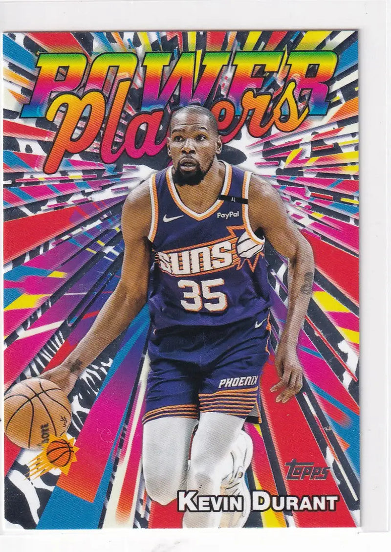 2025 TOPPS #PP-6 KEVIN DURANT POWER PLAYERS- PHOENIX SUNS - Basketball Card Single