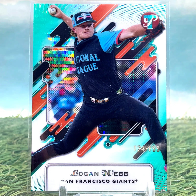 2025 Topps Pristine Logan Webb Aqua Refractor /199 #275