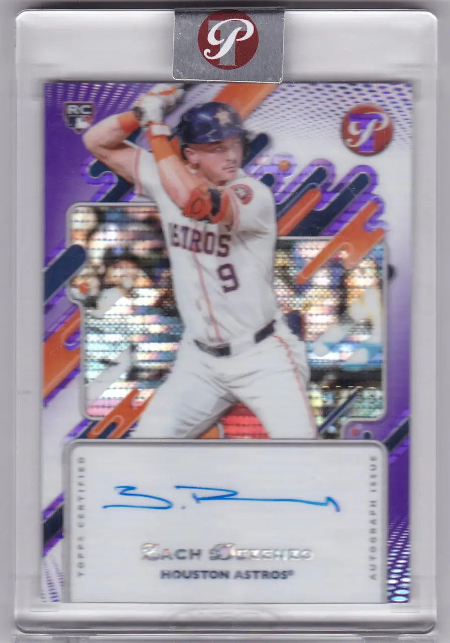 2025 Topps Pristine - Zach Dezenzo Purple Auto Refractor /99 #PA-ZD Astros - Baseball Card Single