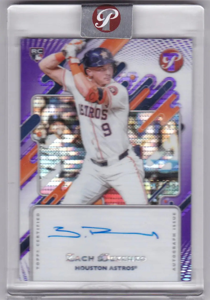 2025 Topps Pristine - Zach Dezenzo Purple Auto Refractor /99 #PA-ZD Astros - Baseball Card Single