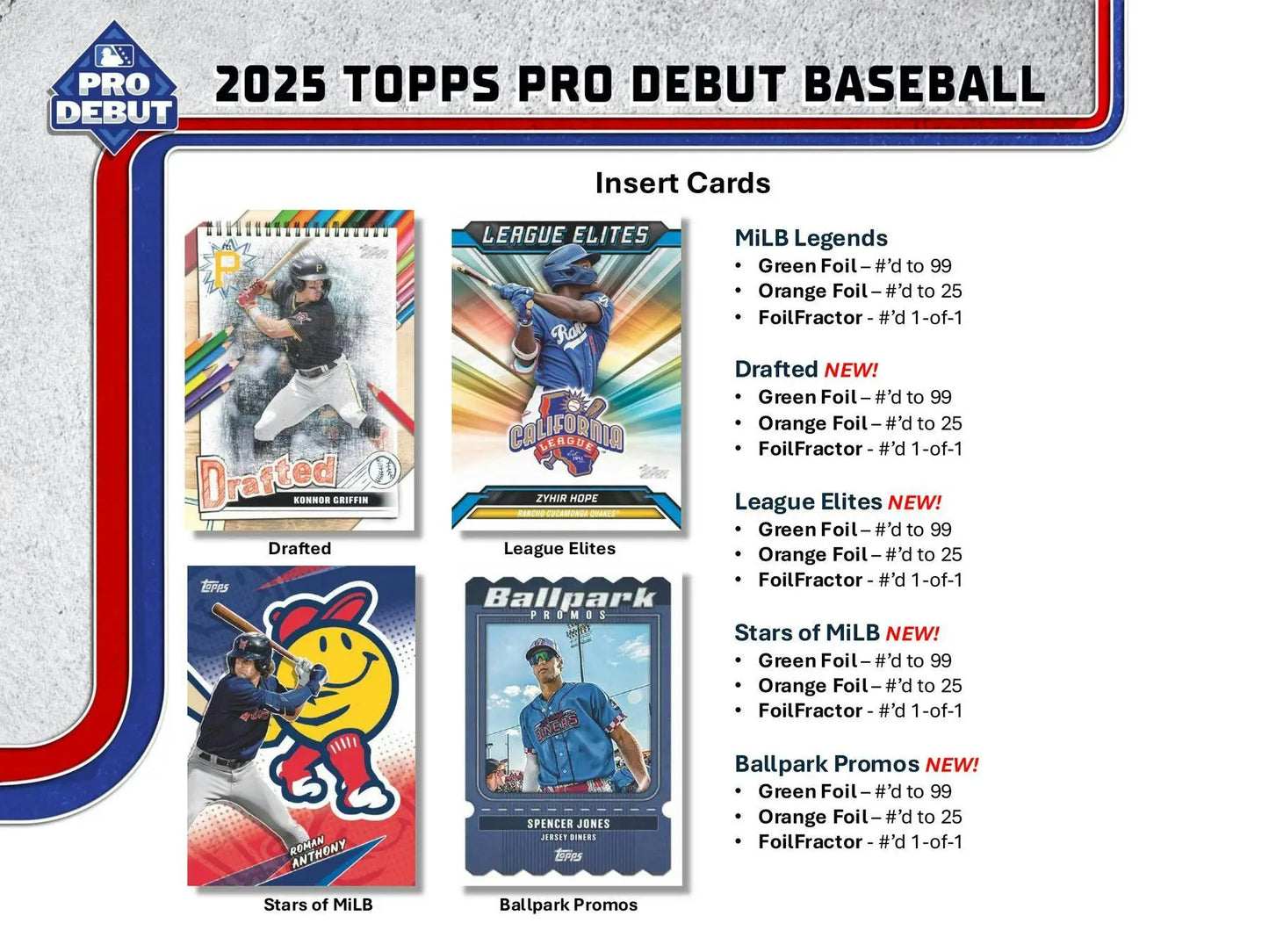 2025 Topps Pro Debut Baseball Hobby Jumbo Box | Columbia Sports Cards - Sports Card Hobby Boxes