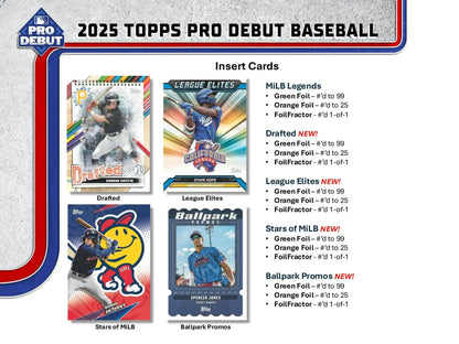 2025 Topps Pro Debut Baseball Hobby Jumbo Box | Columbia Sports Cards - Sports Card Hobby Boxes