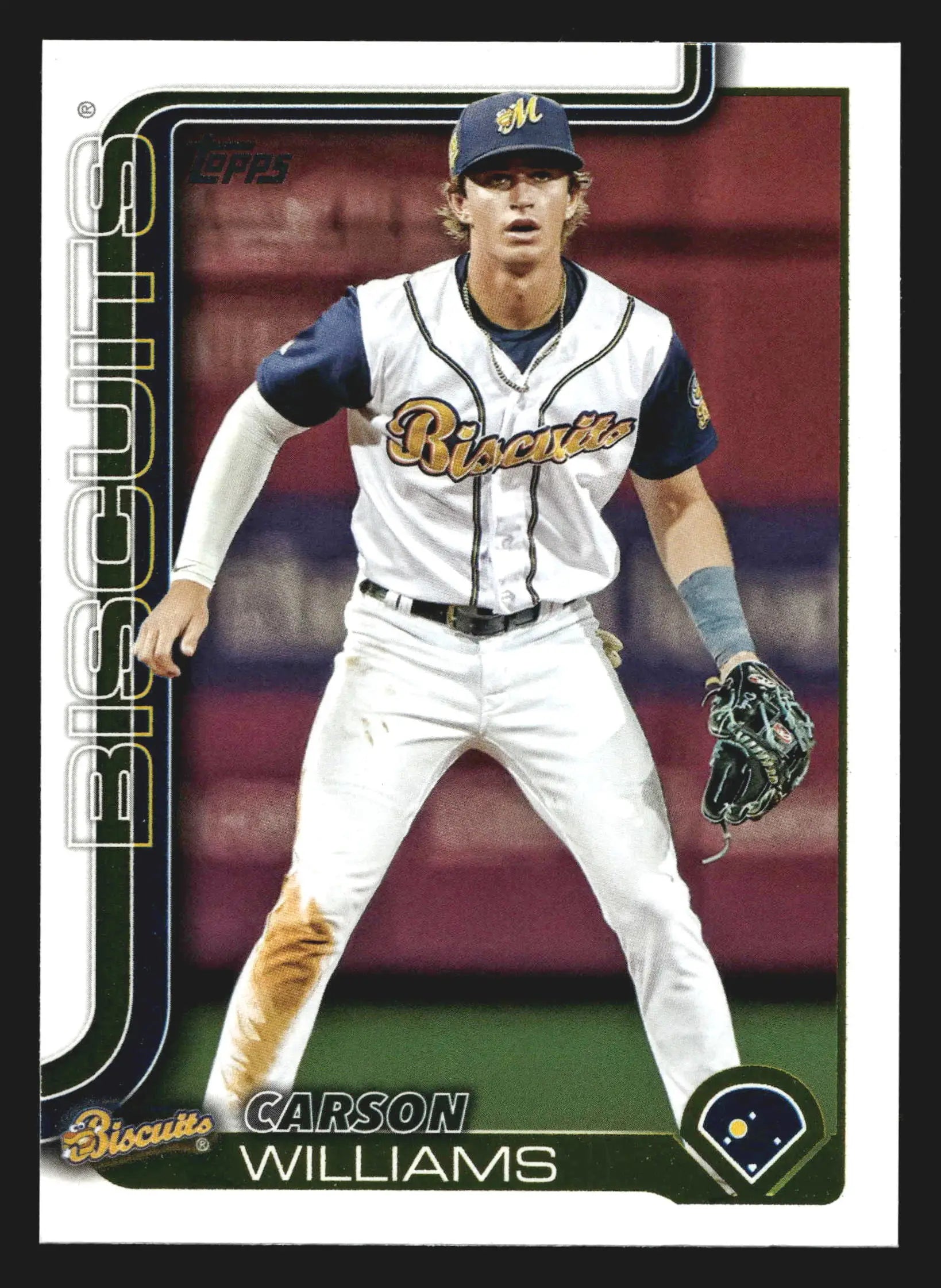 2025 Topps Pro Debut Carson Williams #PD-127 Montgomery Biscuits Rays - Baseball Card Single