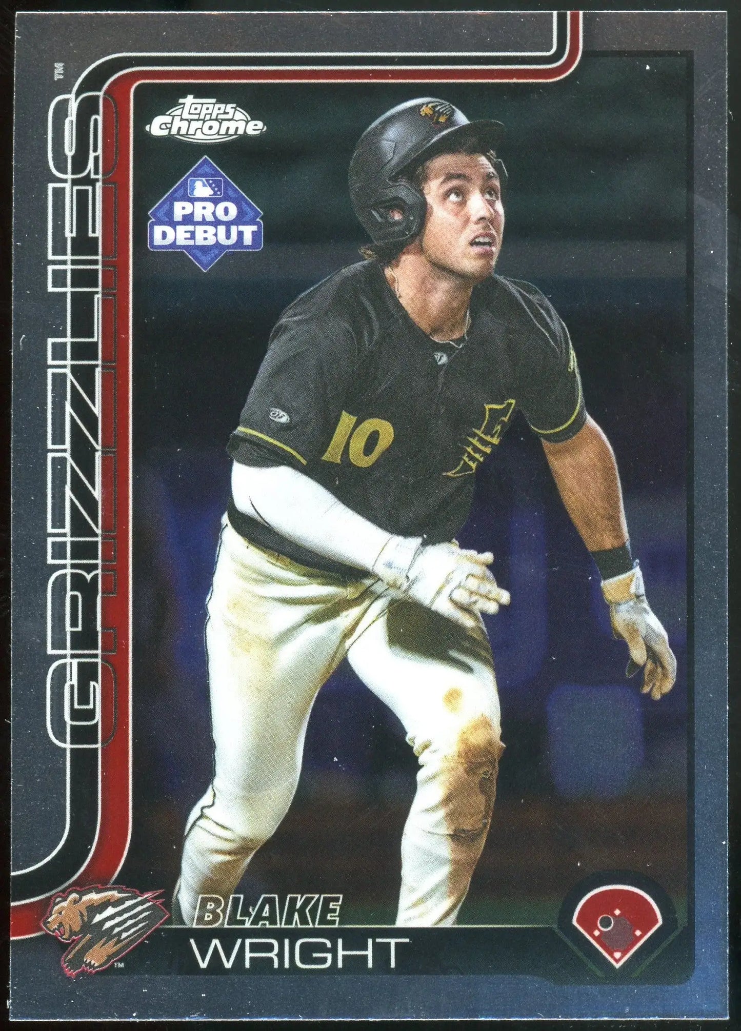 2025 Topps Pro Debut Chrome Blake Wright #PDC-145 Fresno Grizzlies - Baseball Card Single