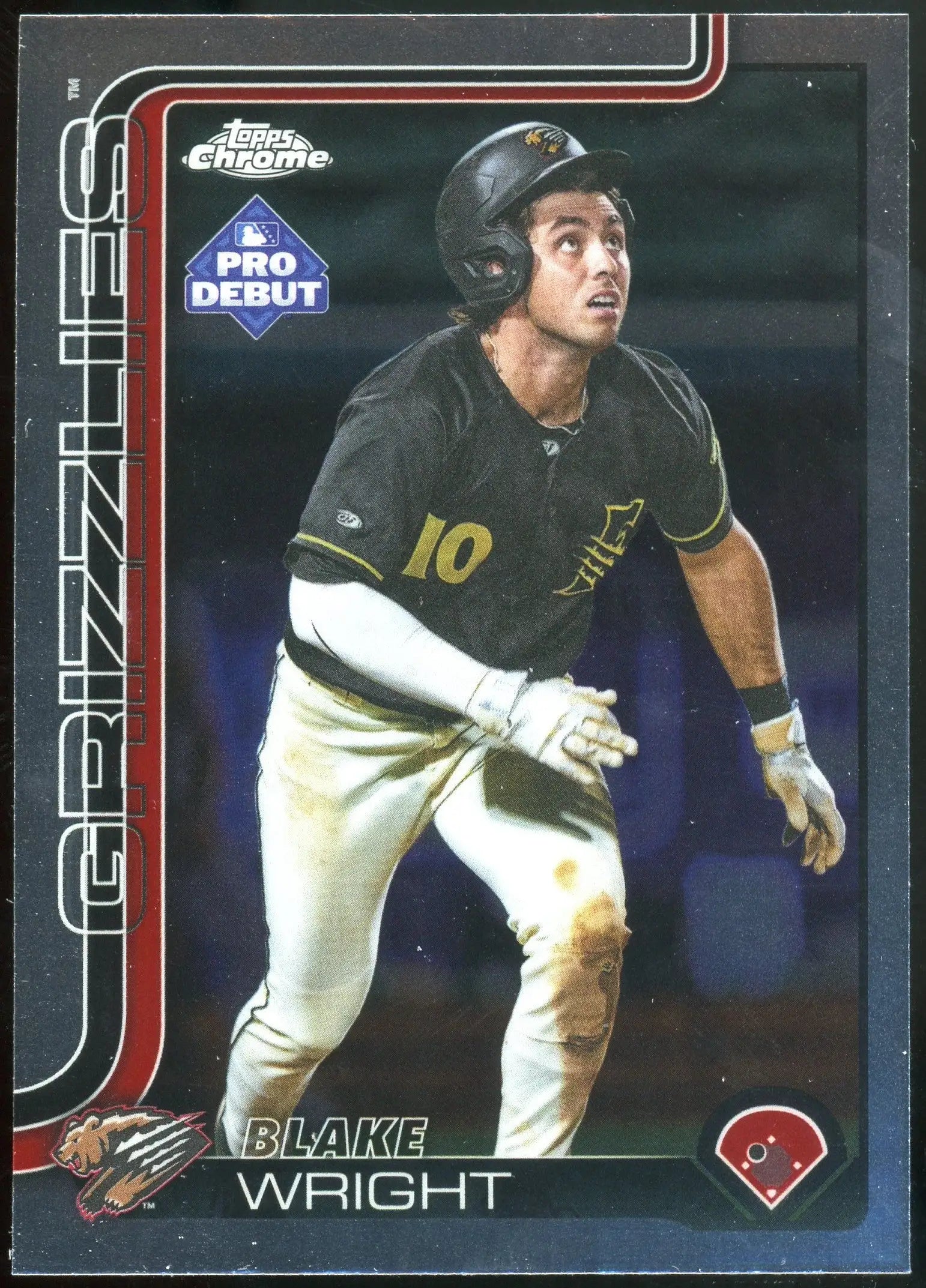 2025 Topps Pro Debut Chrome Blake Wright #PDC-145 Fresno Grizzlies - Baseball Card Single