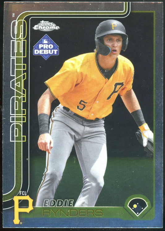 2025 Topps Pro Debut Chrome #PDC-142 Eddie Rynders FCL Pirates - Baseball Card Single