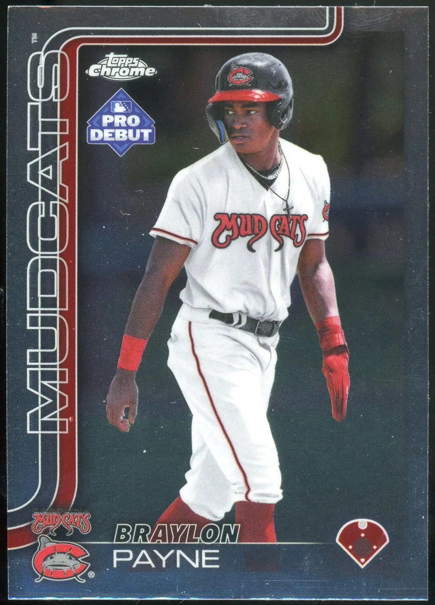 2025 Topps Pro Debut Chrome #PDC-25 Braylon Payne Carolina Mudcats Brewers - Baseball Card Single