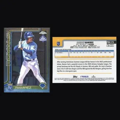 2025 Topps Pro Debut Chrome #PDC-73 Ramon Ramirez ACL Royals - Baseball Card Single