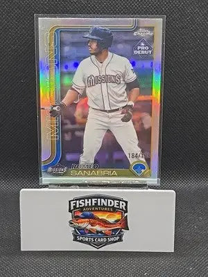 2025 Topps Pro Debut - Chrome Romeo Sanabria #PDC-4 Refractor /199 (RC) - Baseball Card Single