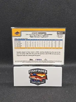 2025 Topps Pro Debut - Chrome Romeo Sanabria #PDC-4 Refractor /199 (RC) - Baseball Card Single