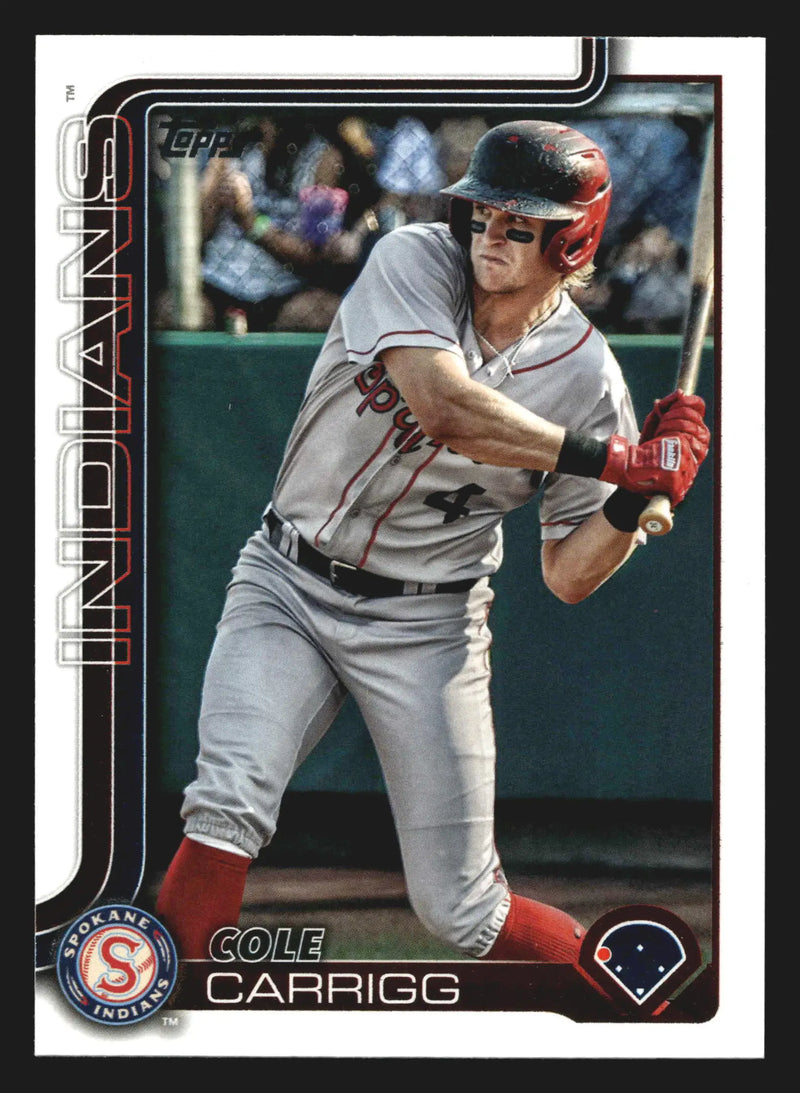 2025 Topps Pro Debut Cole Carrigg #PD-114 Spokane Indians - Baseball Card Single