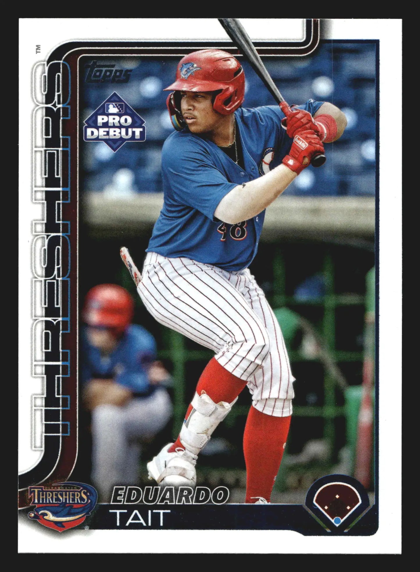 2025 Topps Pro Debut Eduardo Tait #PD-173 Clearwater Threshers Phillies - Baseball Card Single