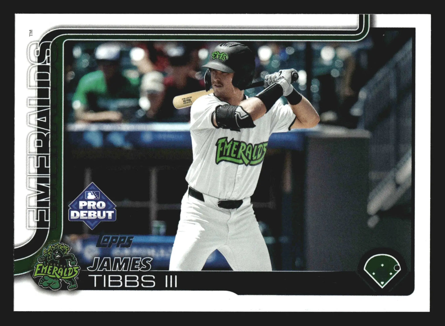 2025 Topps Pro Debut James Tibbs III #PD-166 Eugene Emeralds Giants - Baseball Card Single