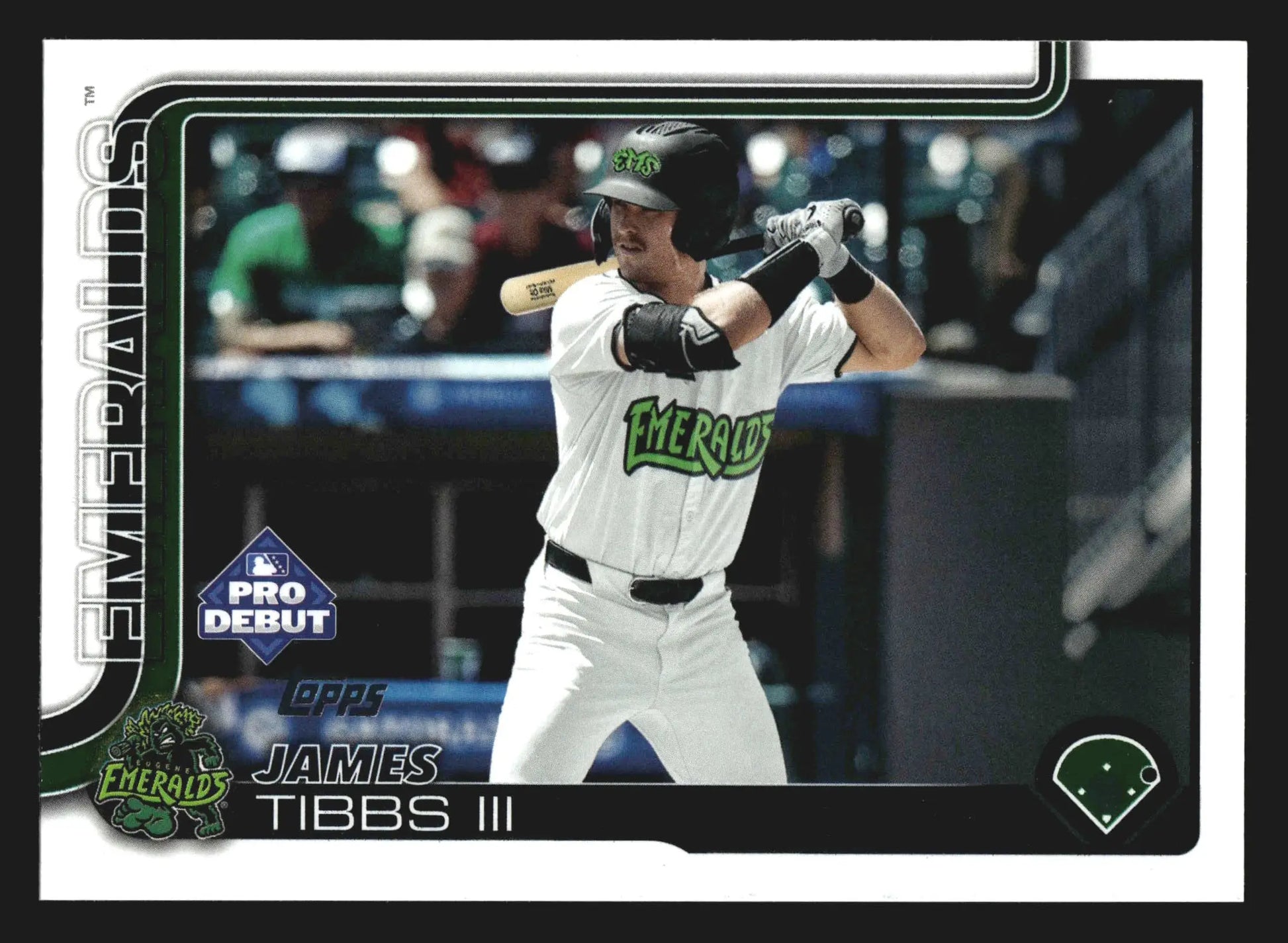 2025 Topps Pro Debut James Tibbs III #PD-166 Eugene Emeralds Giants - Baseball Card Single