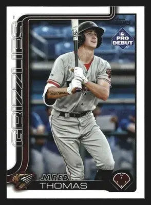2025 Topps Pro Debut Jared Thomas #PD-27 Fresno Grizzlies Rockies - Baseball Card Single