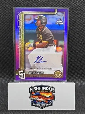 2025 Topps Pro Debut - Kavares Tears #PD-110 Purple Foil Autographs /299 AU - Baseball Card Single