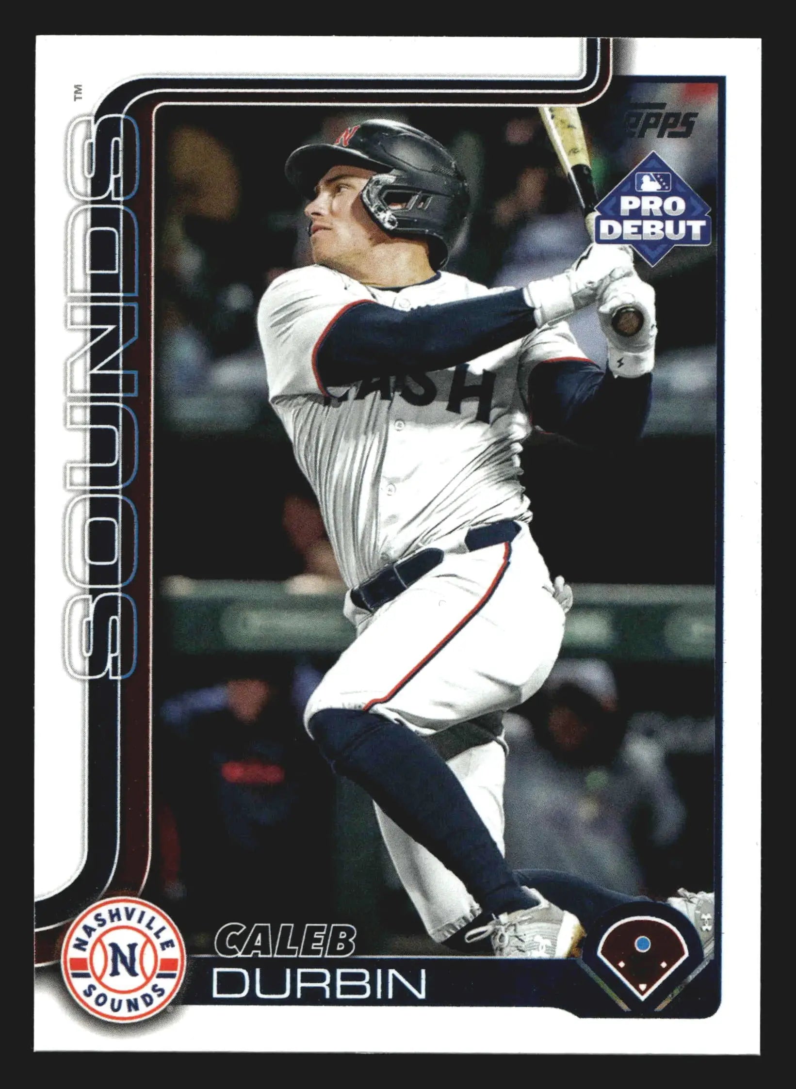 2025 Topps Pro Debut #PD-160 Caleb Durbin Nashville Sounds Brewers Prospect