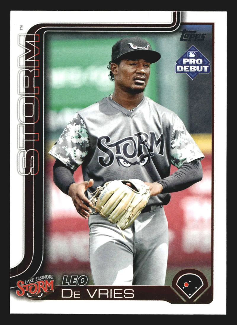 2025 Topps Pro Debut #PD-17 Leo De Vries Lake Elsinore Storm Padres Prospect