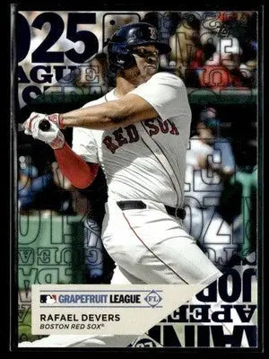 2025 Topps Rafael Devers #TG-21 Training Grounds Boston Red Sox