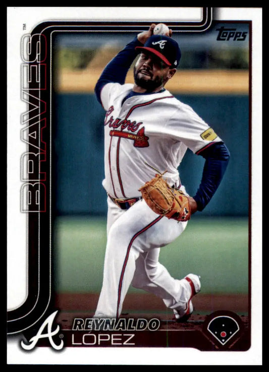 2025 Topps Reynaldo López 435 Atlanta Braves NM - Baseball Card Single