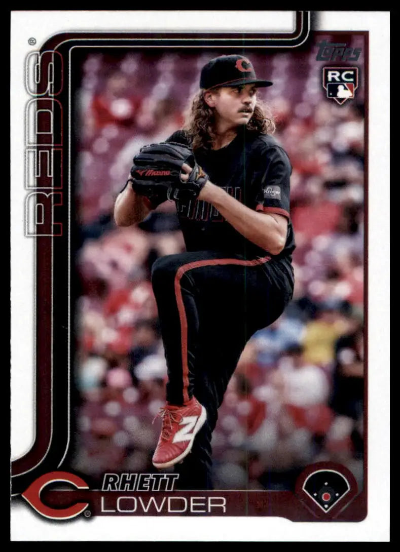 2025 Topps Rhett Lowder RC 205 Cincinnati Reds NM - Baseball Card Single