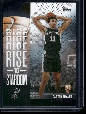 2025 Topps Rise to Stardom Carter Bryant #RTS-14 RC Basketball - Basketball Card Single
