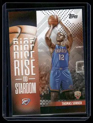 2025 Topps Rise to Stardom Thomas Sorber #RTS-15 RC Basketball - Basketball Card Single