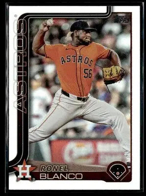 2025 Topps Ronel Blanco #341 Rainbow Foil Houston Astros