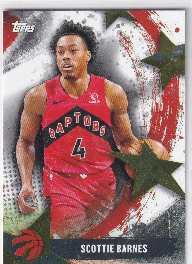 2025 TOPPS #SA-28 SCOTTIE BARNES STARS OF NBA- TORONTO RAPTORS - Basketball Card Single