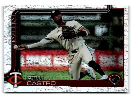 2025 Topps Sandglitter #155 Willi Castro NM-MT Twins ID:76894 - Baseball Card Single