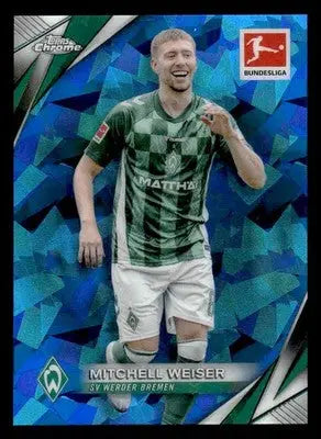 2025 Topps Sapphire Edition Bundesliga #17 Mitchell Weiser - Soccer Card Single