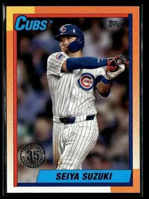 2025 Topps Seiya Suzuki #T90-77 1990 35th Anniversary Cubs