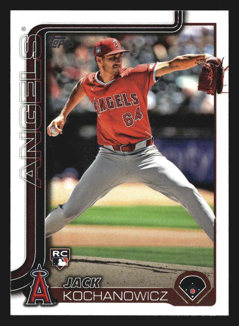 2025 Topps Series 1 #17 Jack Kochanowicz Angels RC