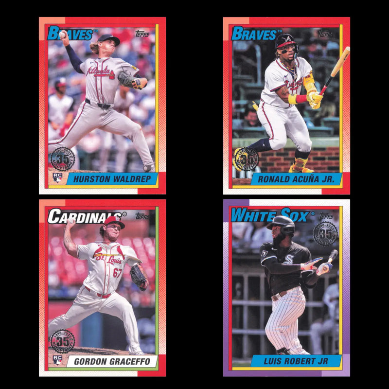 2025 Topps Series 1 1990 35th #T90-1-100 Complete Your Set You Choose Pick Card - Baseball Card Single